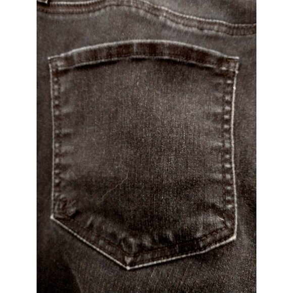 Kut From The Kloth Stretch Blue Denim Jeans Dark Wash Cropped Womens - 12/14 - Picture 8 of 9